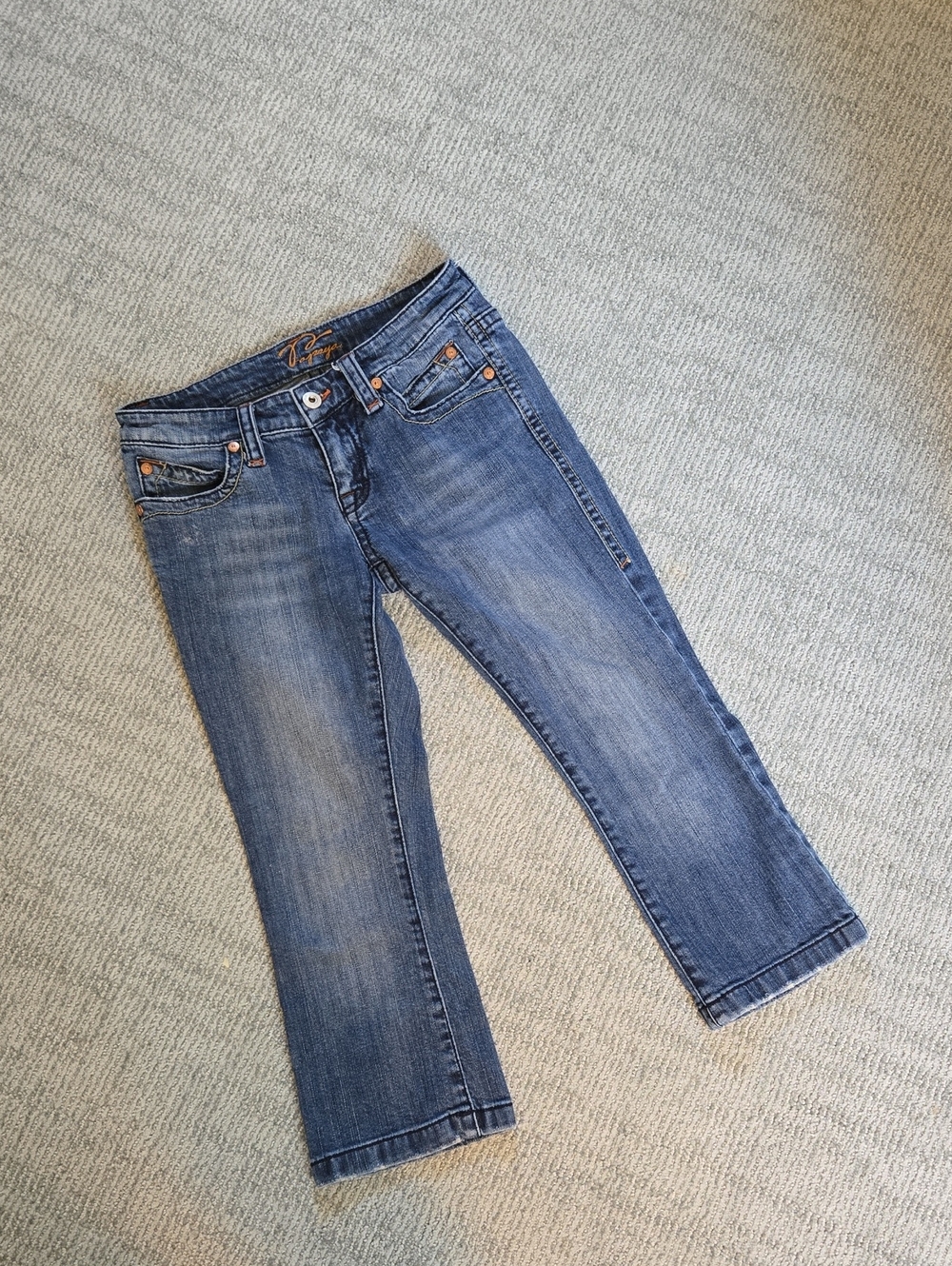 Vintage Low Rise Capris